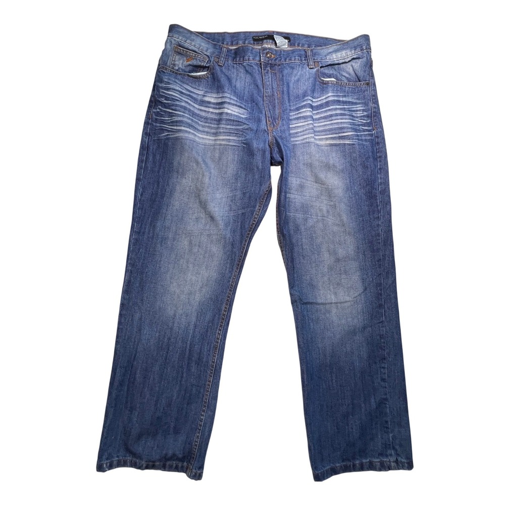 Rocawear Distressed Jeans Mens 42x32 Classic Fit Baggy Streetwear Y2K Pants 90s